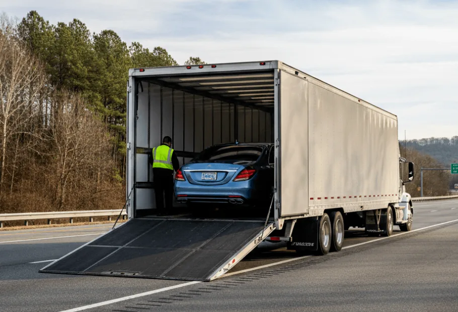 Auto transport door-to-door vs terminal shipping options with National Auto Transport