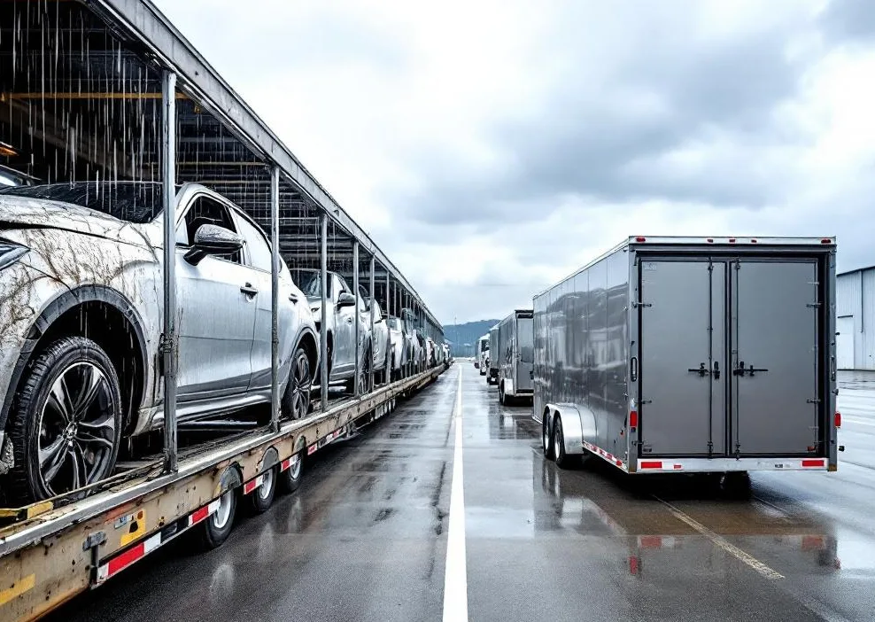 Vehicle shipping open vs enclosed transport: la to portland considerations route