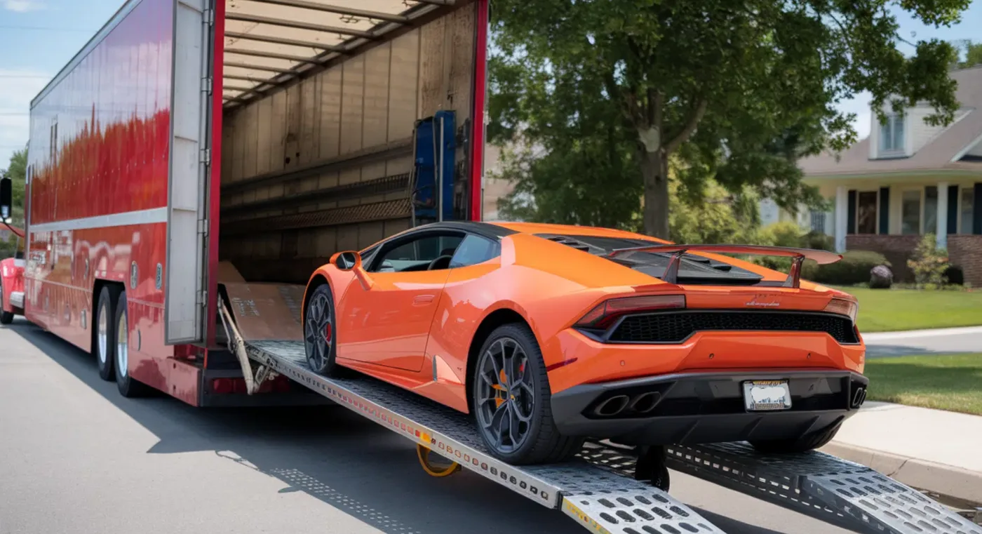 Vehicle shipping miami delivery areas and logistics route